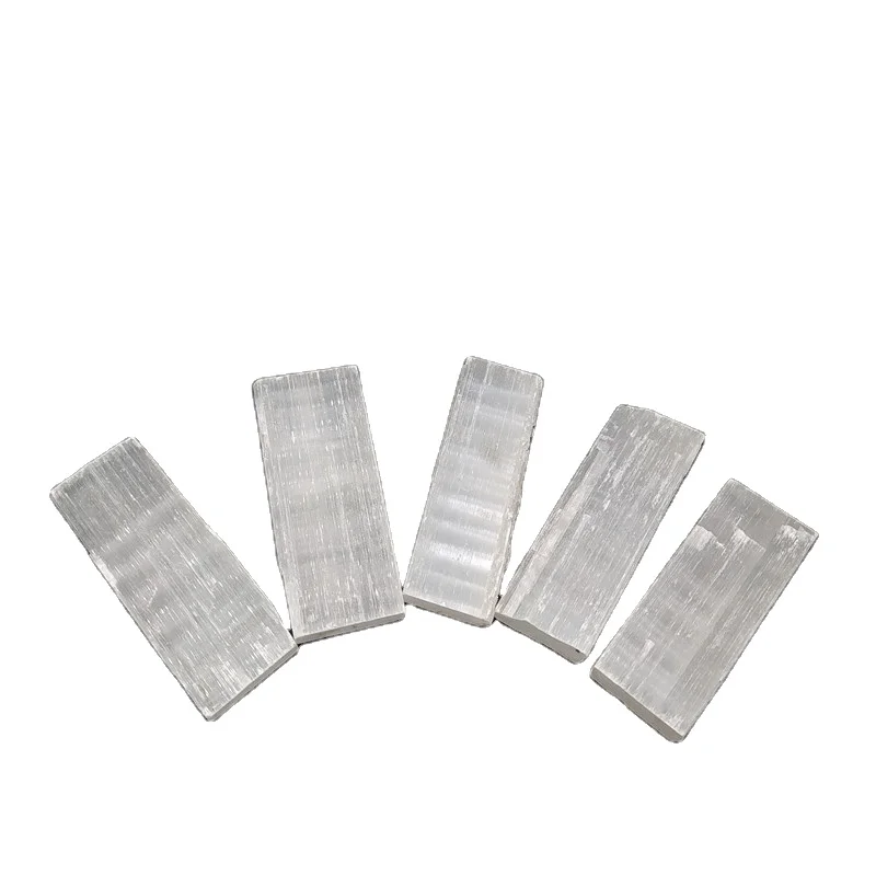 Natural Gemstone Gypsum Selenite Sticks Wands Energy Raw Stones Selenite