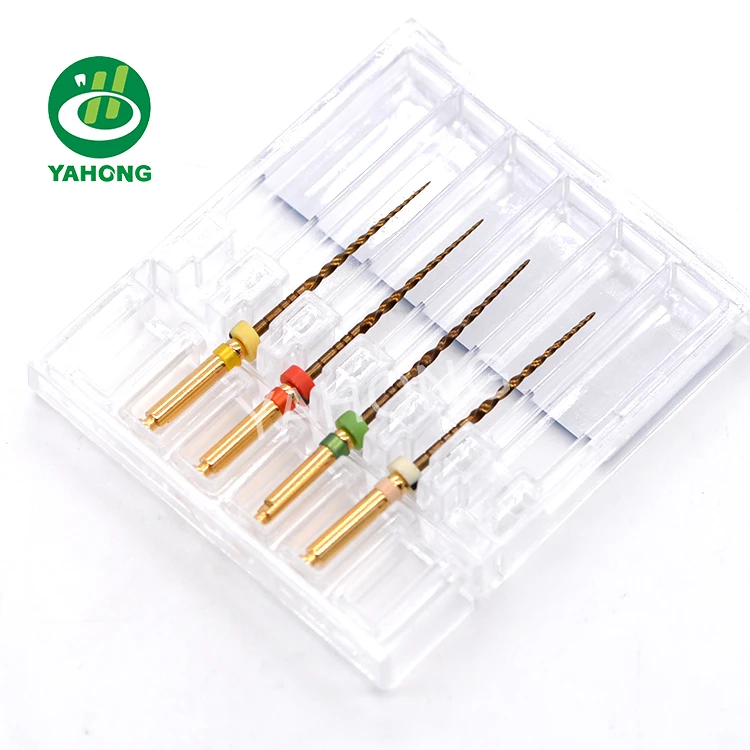 Dental teeth niti root canal file rotary treatment edge endodontic endo files