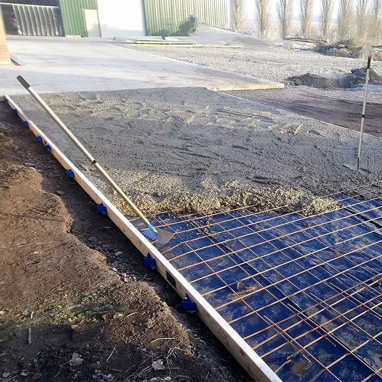 JH-Mech Tool Asphalt Rake Magnesium 37 Tines Easy Operating Handheld Screeding Stainless Steel Concrete Metal Rake