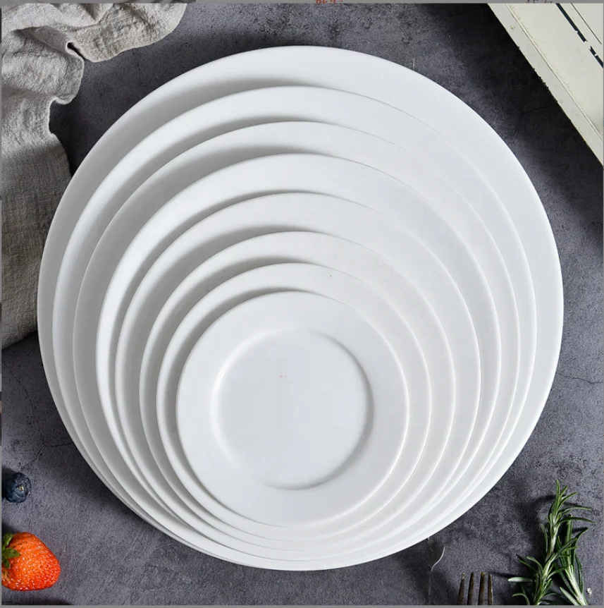 Original Factory custom wholesale dinner plates ceramic plates for restaurant wedding custom printed ceramic plate