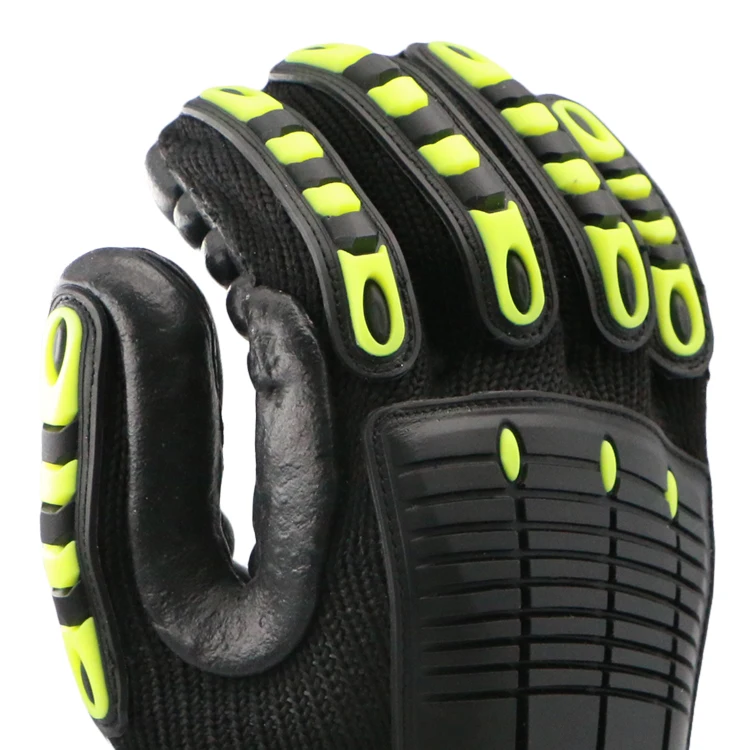 ENTE SAFETY Comfortable to wear 10G polyester latex foam coated hand back TPR anti slip rubber latex coated work gloves