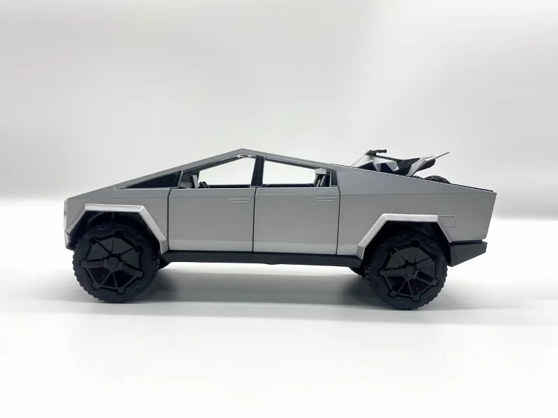 1:24 модель автомобиля Tesla cybertruck игрушечный автомобиль для детей со светом и звуком