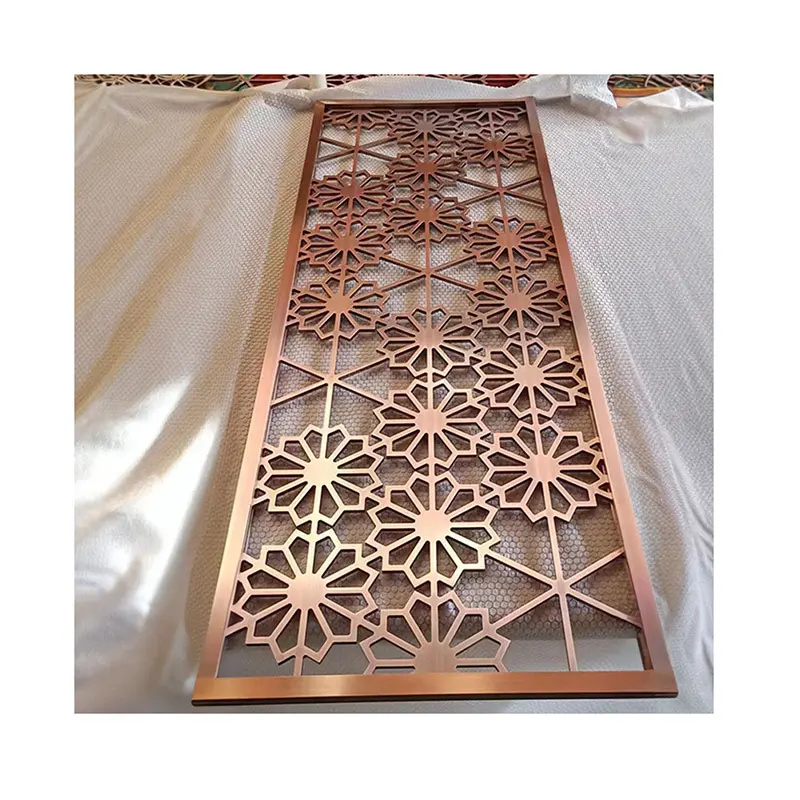Customized laser cutting outdoor indoor metal screen panel partition wall room divider screen divider indoor