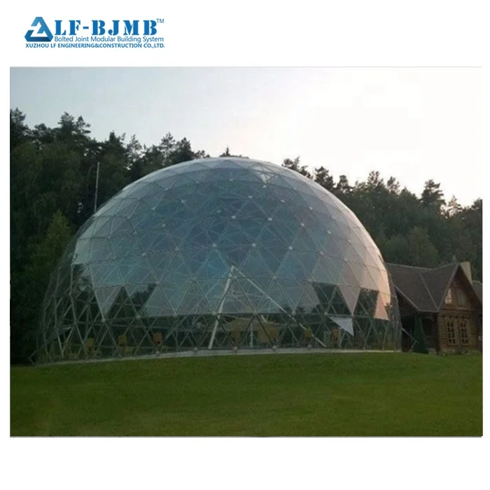 Steel Structure Building Roof Clear Glass Dome