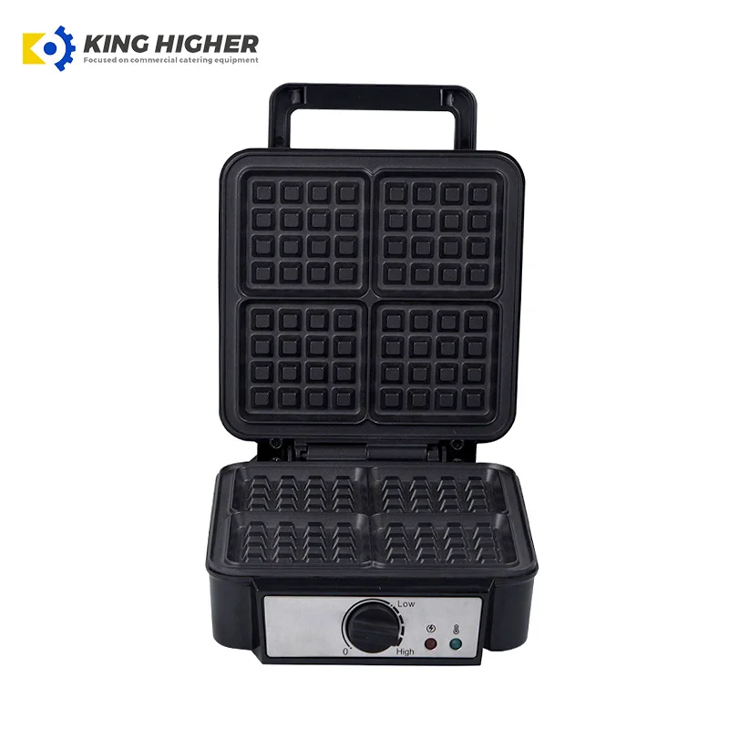 Custom Electric 110v/220v Non-Stick Belgian Home Waffle Sandwich Maker Portable 4 in 1 Honeycomb Press Restaurant & Home Use New