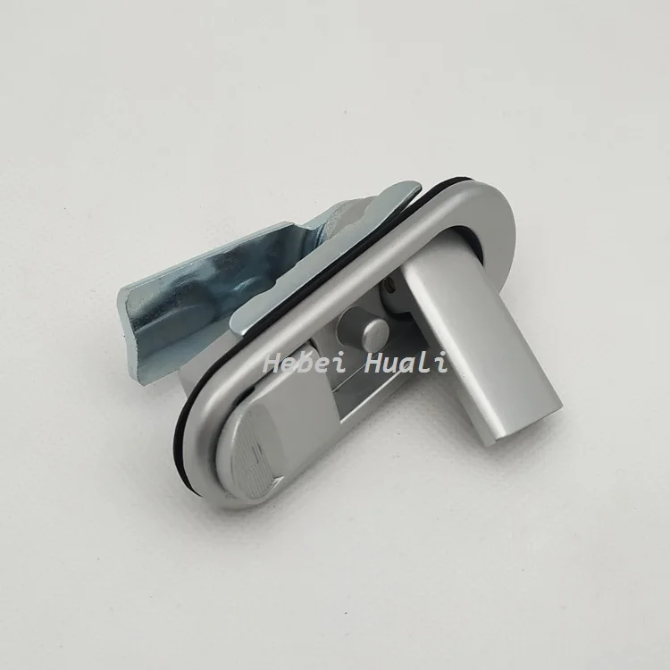 Замок двери шкафа кнопочный плоский стальной поворотный замок для двери шкафа