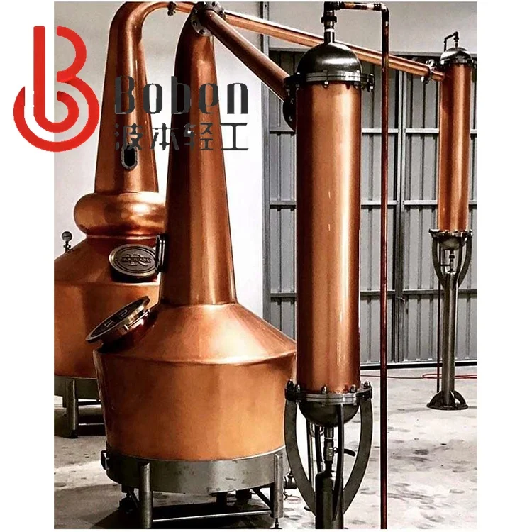 New desgin 150L 200L 300L red copper distiller manufacturer whiskey gin distilling equipment
