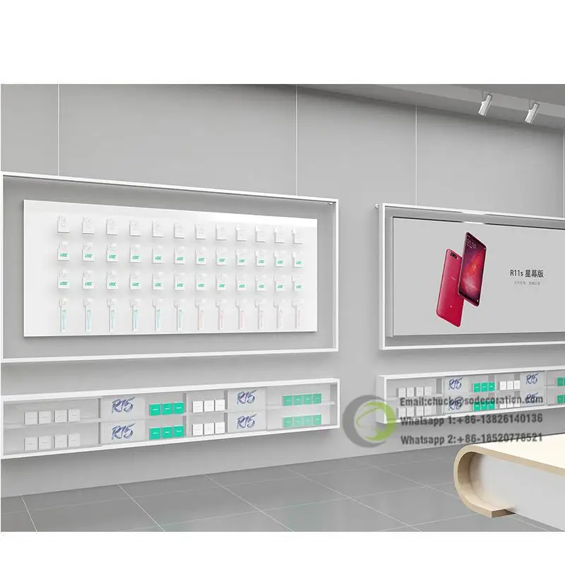 Белая деревянная отделка для мобильного телефона