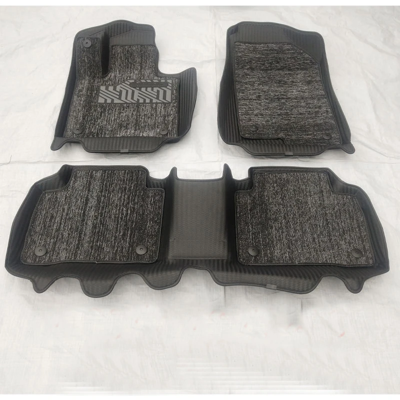 Chinese  made hot  pressed car floor mats preferred car floor mats straw mat