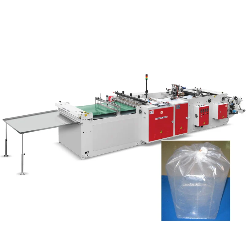 China supplies side and bottom sealing cutting bag making machine ice cube bag making machine garbage LDPE bag making machine