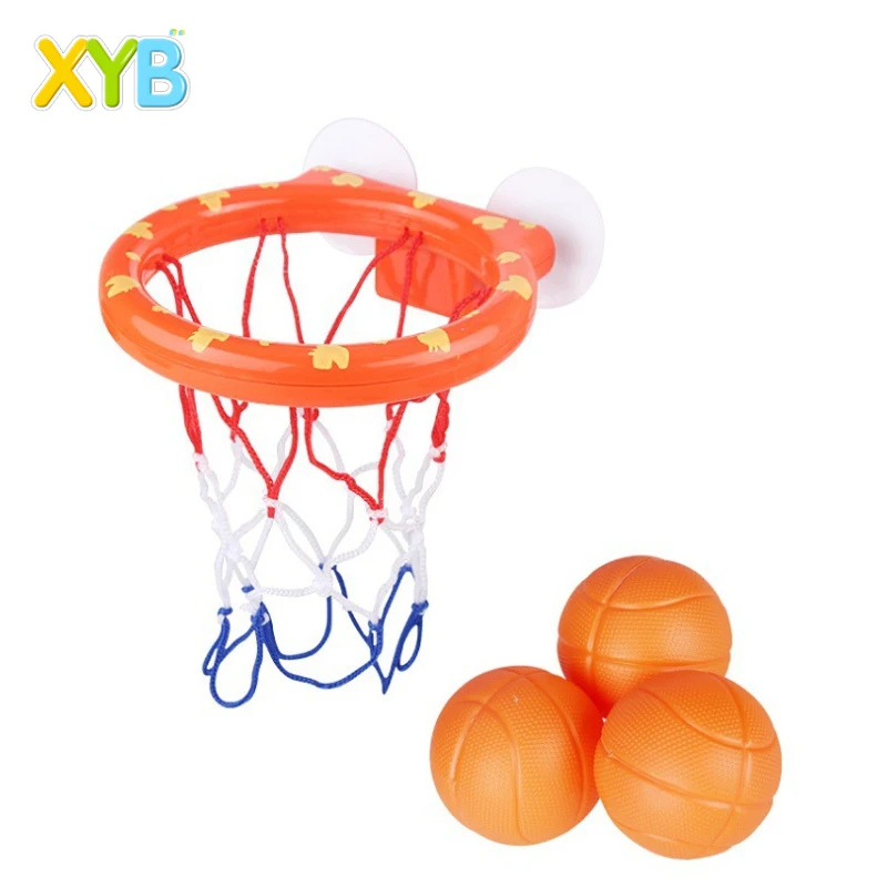 XYB Bathroom sucker basketball box Baby play bath basketball toy Baby mini shot child bath toy