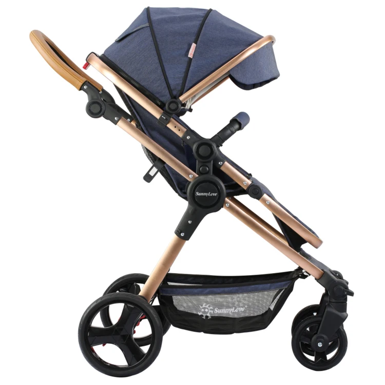 
brand 3 in 1 leather pram europe en1888 twin stroller baby trolley 