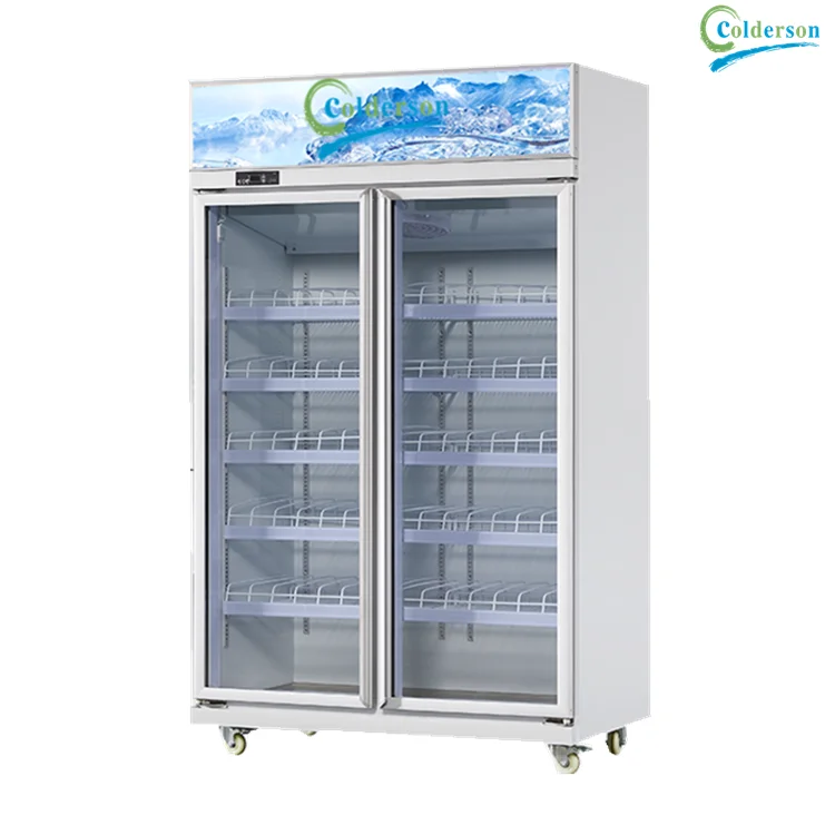 Pepsi beverage refrigerator with Glass door commercial beverage freezer refrigeration equipment Beverage Cooler Commercial