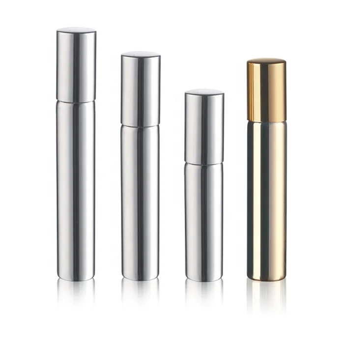 10ml 15ml 20ml luxury gold glass perfume spray bottles perfume bottle packaging with gold aluminium crimp sprayer