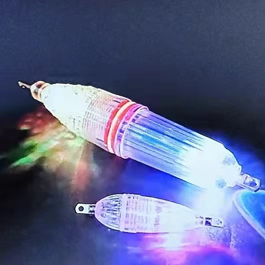 KY Multicolor Fishing Lamp lasts 168 hours14cm  LED Battery Underwater Deep Sea Fishing Deep Water Waterproof Luring Fish Lamp