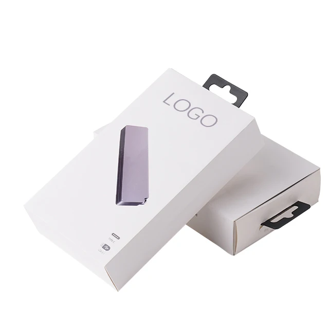 Customized Gift Box for Consumer Electronics Designed for Phone Chargers and USB Cables and Power Banks Electronics Packaging