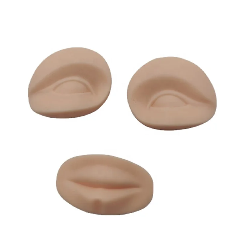 Hot Sale 3D Permanent Cosmetic Makupe eyebrows Lip Practice Skins Tattoo Artificial Skin For Beginner