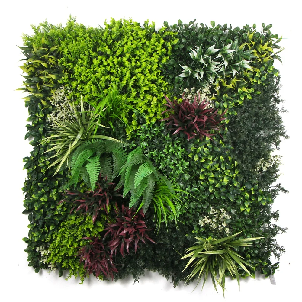 ULAND customized artificial jungle wall plants panel vertical garden green
