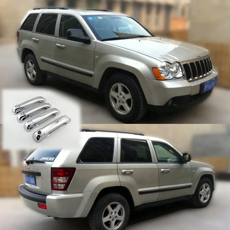Chrome car door handle cover car auto parts FOR jeep commander 2006 2007 2008 2008 2010 2011