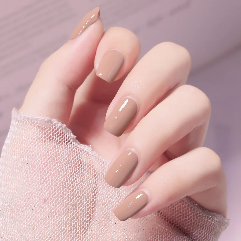 New 7.5ml Nail Polish No Baking Quick-drying Nail Polish Nude Transparent Nail Polish