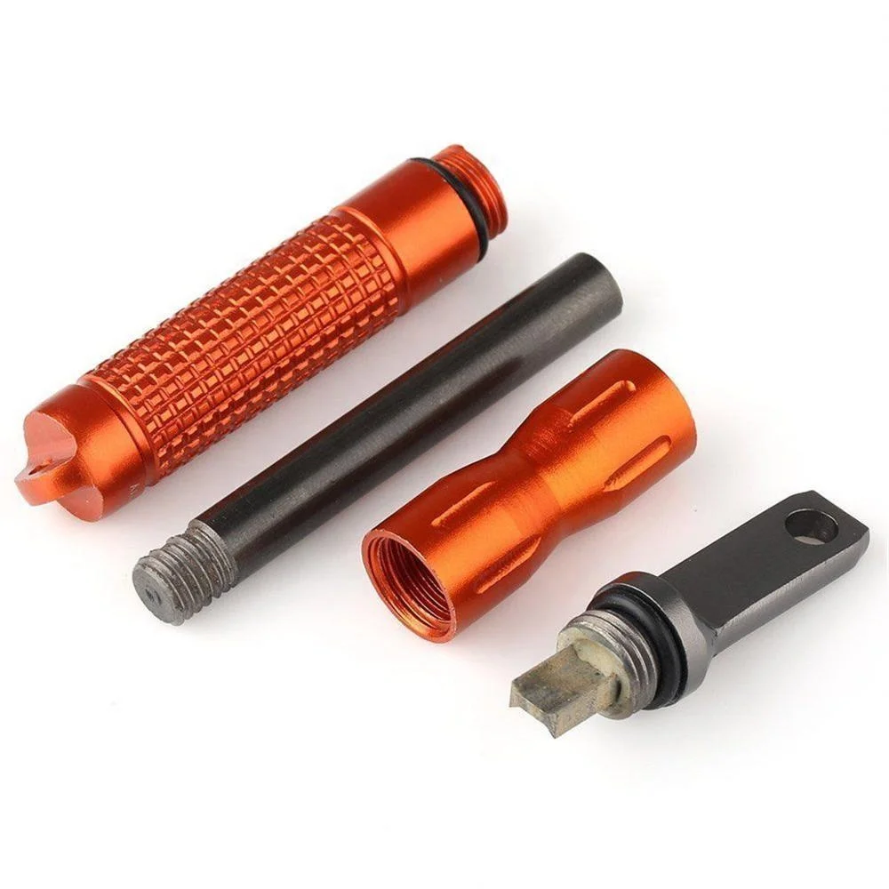 Outdoor Survival Camp EDC Alloy Fire Starter Waterproof Magnesium Flint Stone CNC Gear Pocket camping tool