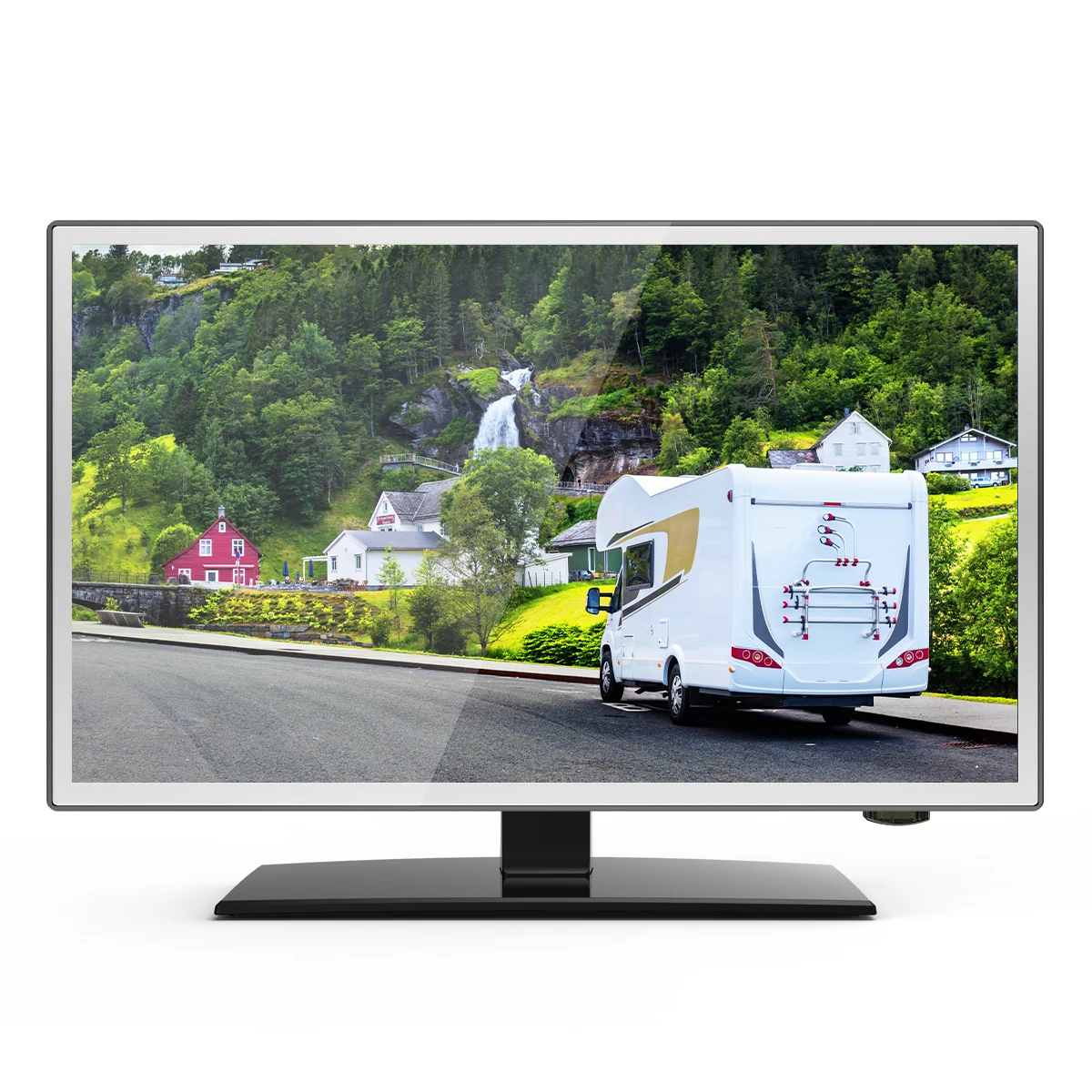 Factory new rv lcd tv smart tv 12v tv with DVD bluetooth function