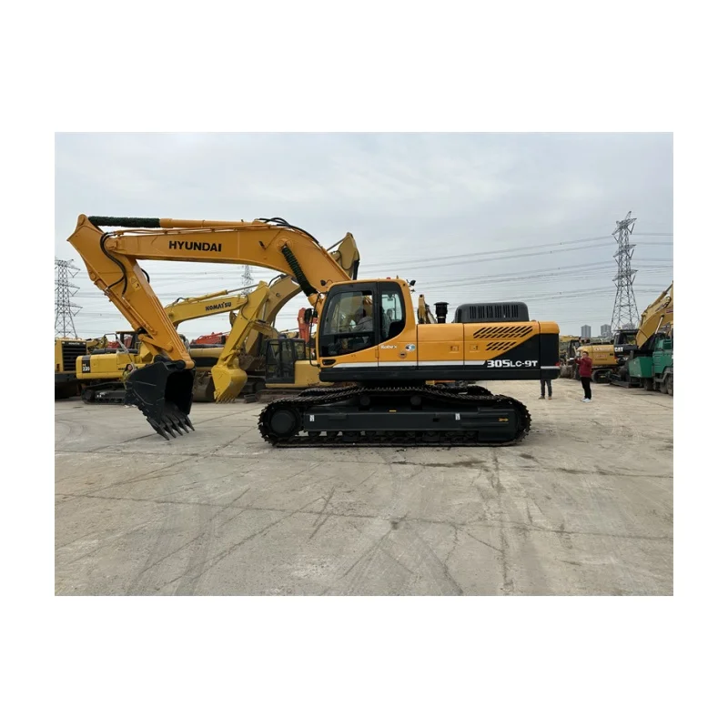 Excellent Condition Used Hyundai R305LC-9S excavator Used 30 ton large size Used hyundai 305 Excavator for sale
