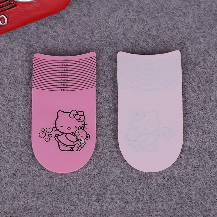 IRISMANLI 10pcs/bag High Quality Portable Grafted Eyelashes Length Measuring Auxiliary Tool Soft Plastic Eyelash Measuring Ruler