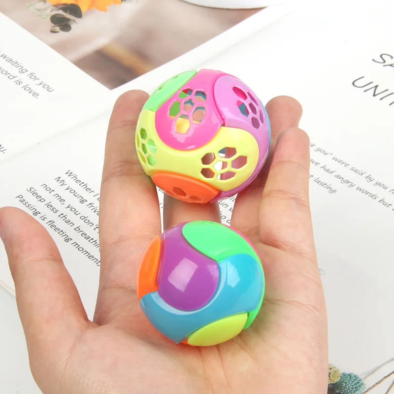 Wholesale Children DIY Plastic Colorful Funny cute 6 PCS Small Assembled Ball Toys for Kids