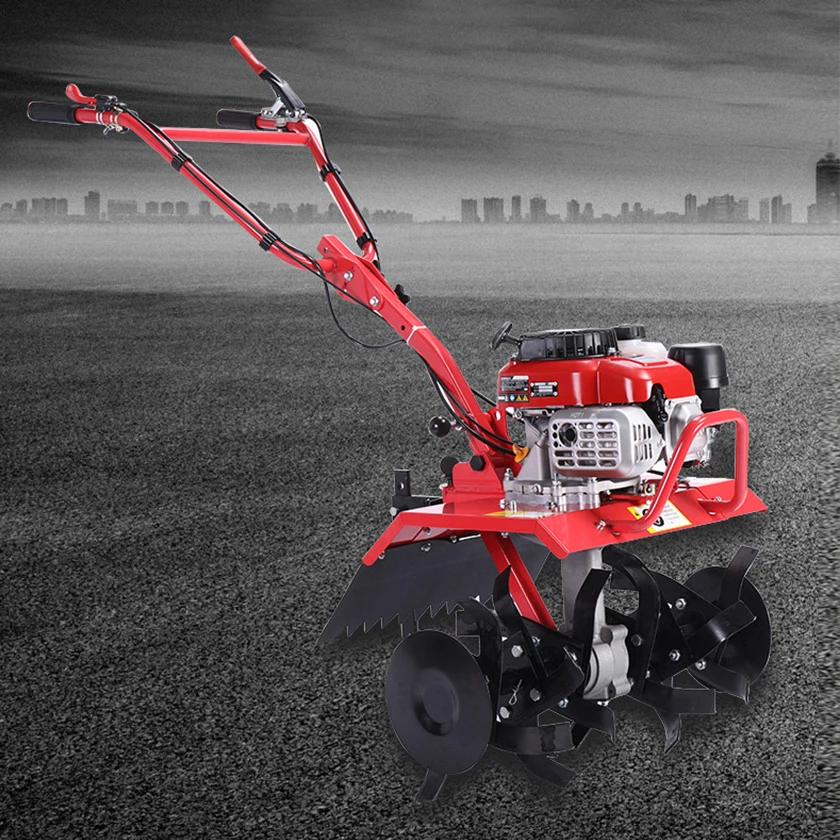 Manufacturer Hot Selling Soil Micro Tiller Cold Four Stroke Small Rotary Tiller