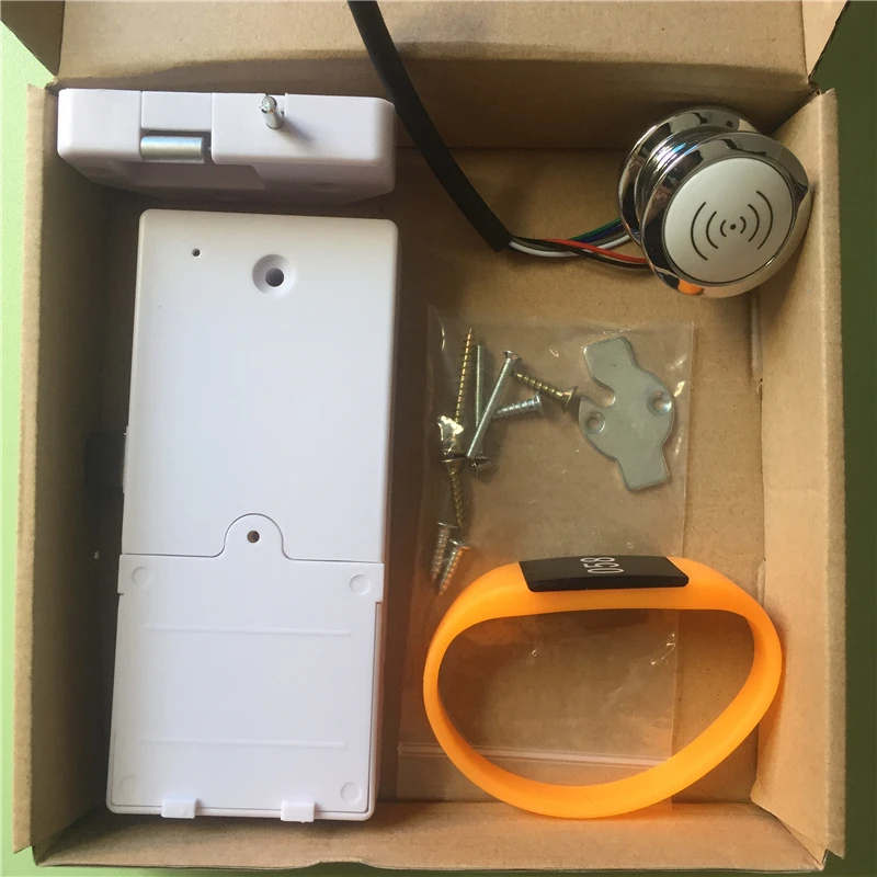 Round shape small mini RFID cabinet locker lock