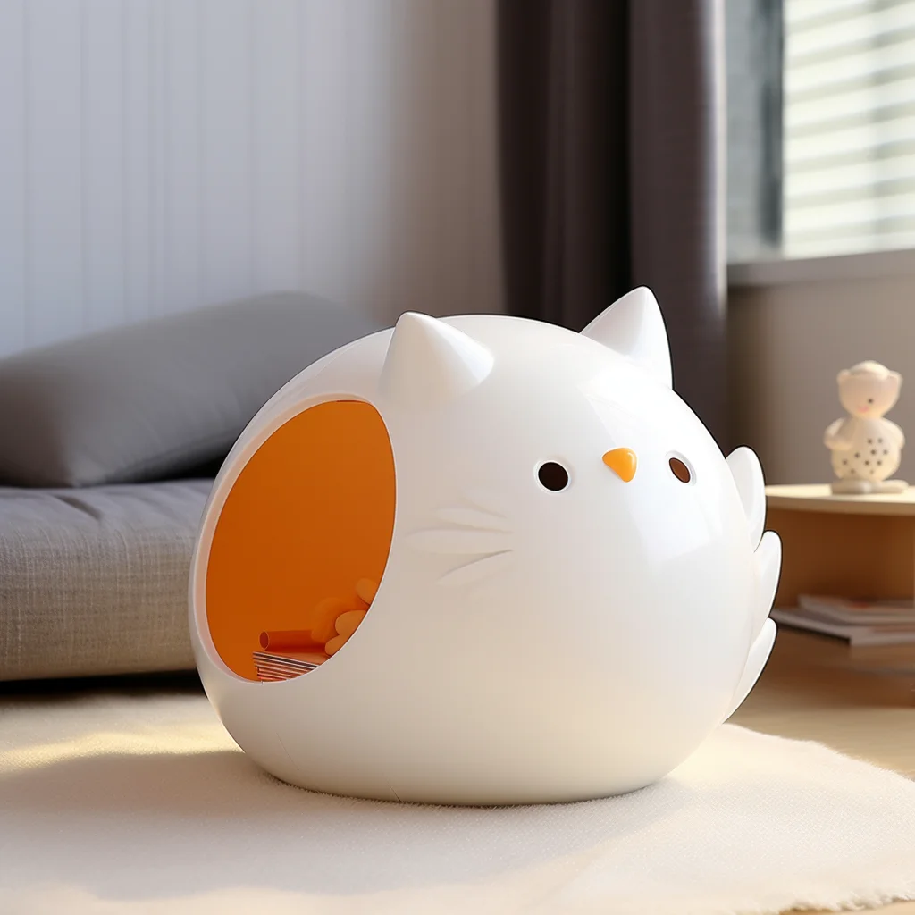 Hot sale 3D printing integrated cat and dog bed furniture, indoor pet house, kennel, modern cat and dog house,cat nest