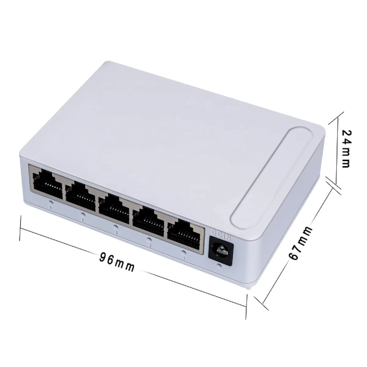 Доступны упаковки и логотип новый пластиковый корпус Lan 5 портов 10/100 м гигабитный неуправляемый сетевой коммутатор