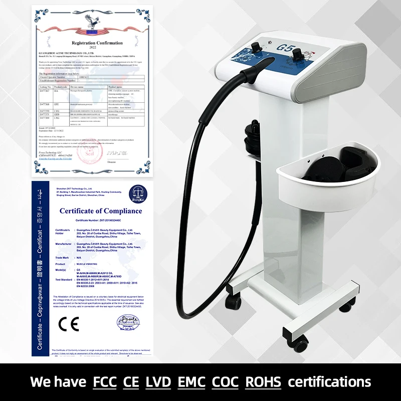 2023 usodomestico G5 masajeador adelgazante corporal/masajeador corporal vibratorio G5 maquina adelgazante