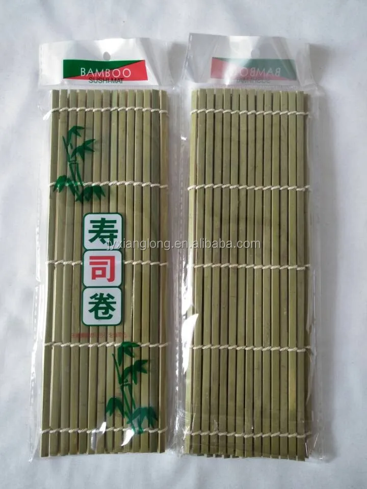 High-quality Green skin Bamboo Sushi Rolling Mat for food
