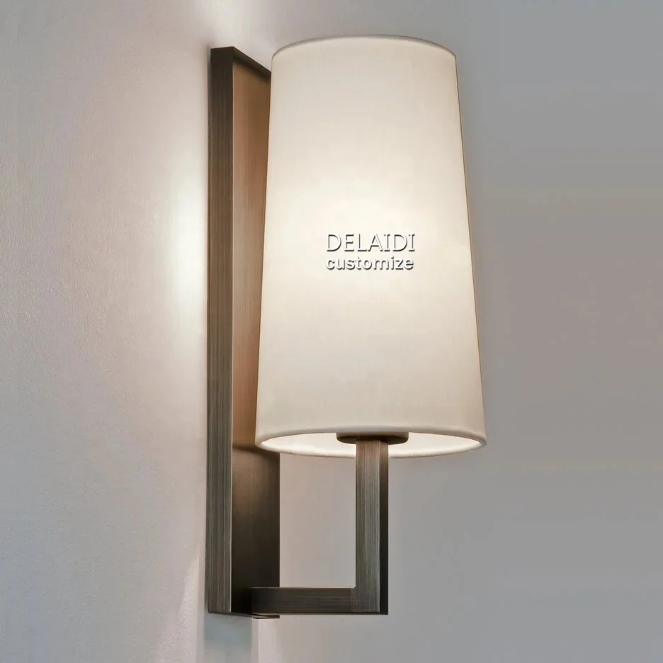 Nordic modern simple corridor mural lamp bedroom bedside lamp living room study mirror dressing table wall lamps