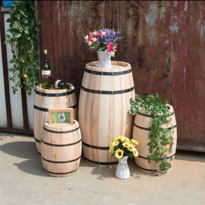 
Log color beer barrel wooden barrel 