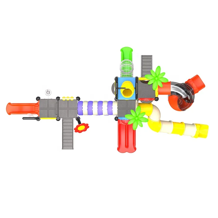 Hot sale fun games kids water park water kids playground tube slides equipment