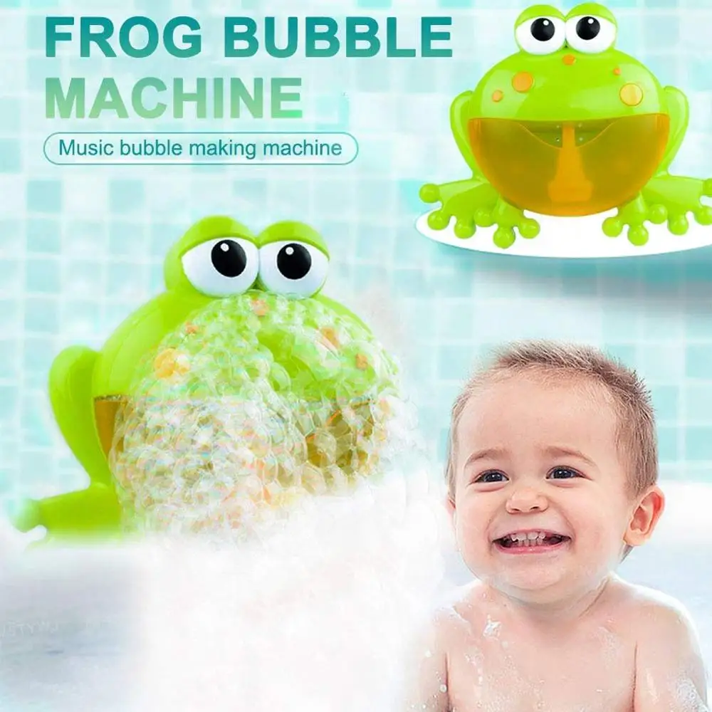 Bubble frog игрушки с музыкой детские для ванной Maker детской рифмой Ванна младенцев
