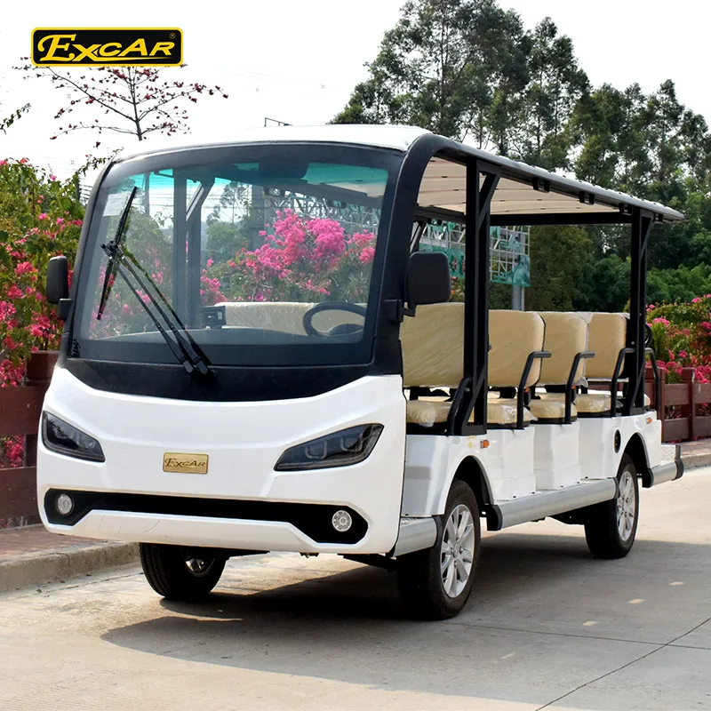 Electric bus cheap sightseeing car for 14 seats