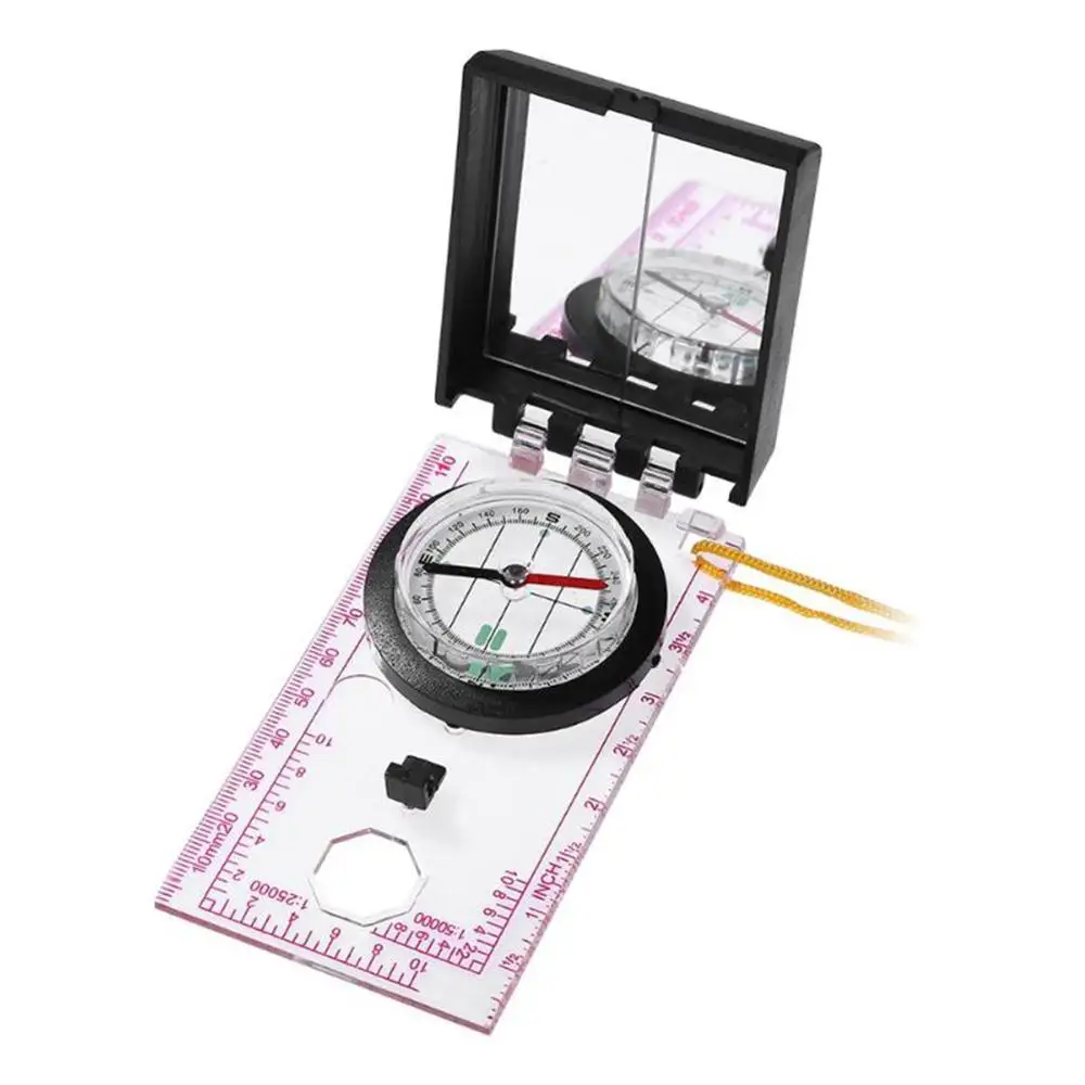 Tools Positioning Outdoor Map Compass With Mirror