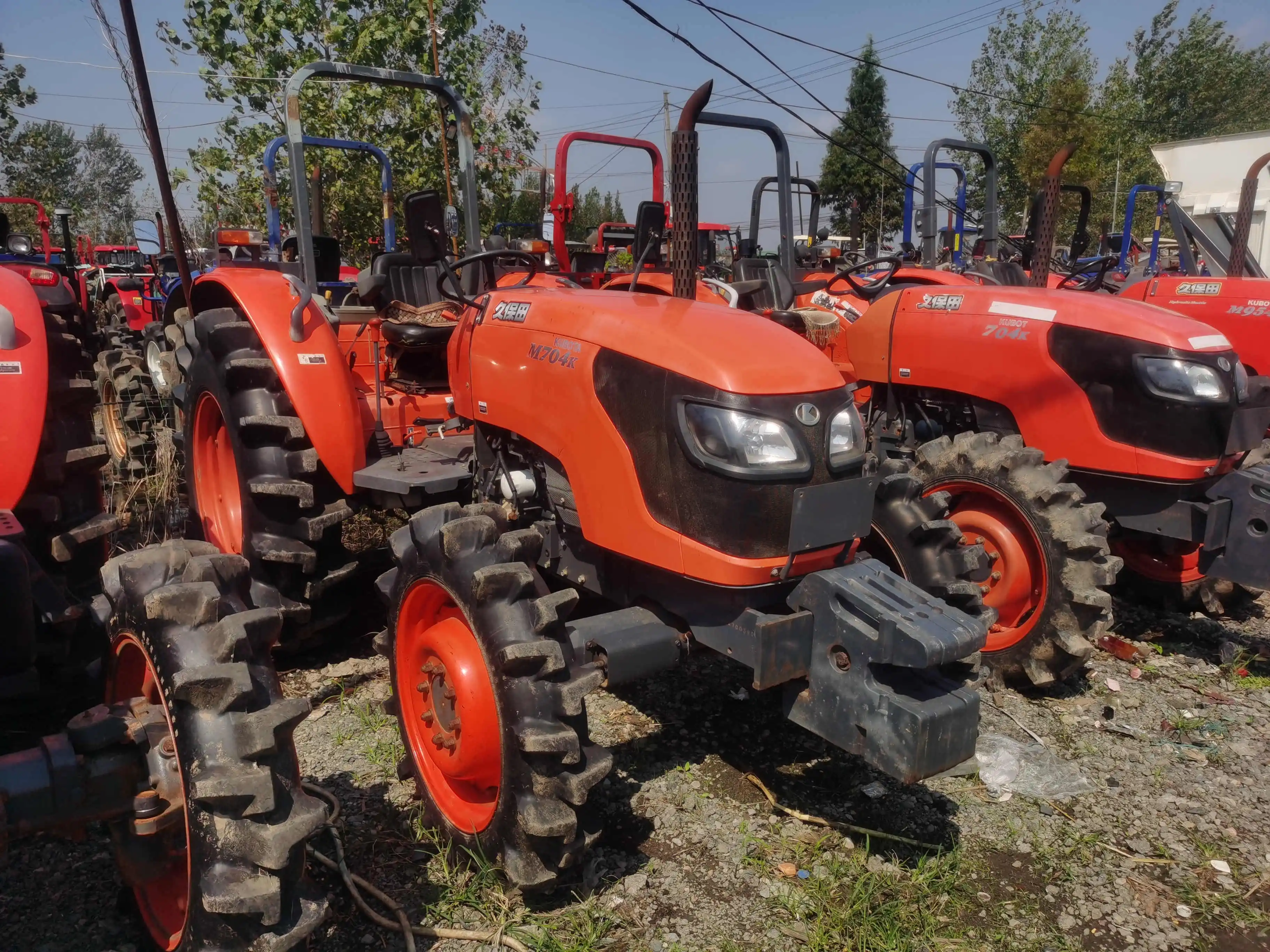 japanese used tractors kubota	4x4 farming machine agricultural tractor agricola used kubota  tractor