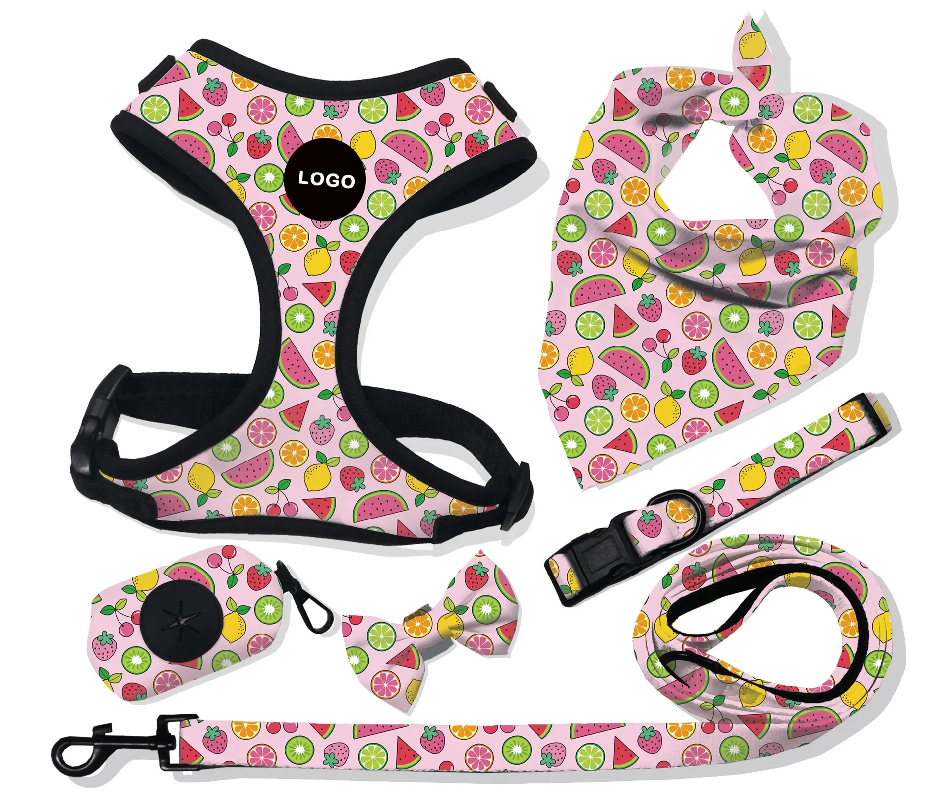 New Design Low MOQ Oxford Fabric Mesh Padded Easy Control Dog Harness Custom No Pull Luxury Dog Harness