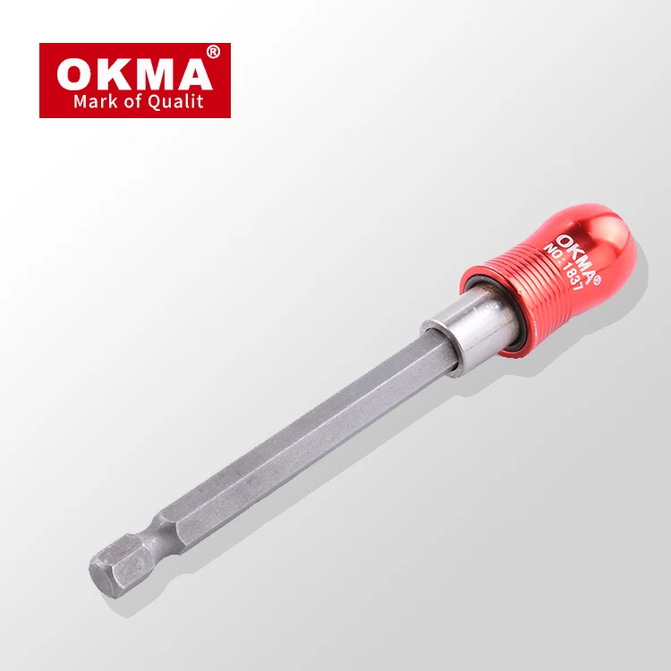 High end quick change bit holder,driver hex 1/2 100 mm screwdriver bit holder,magnetic bit holder extension