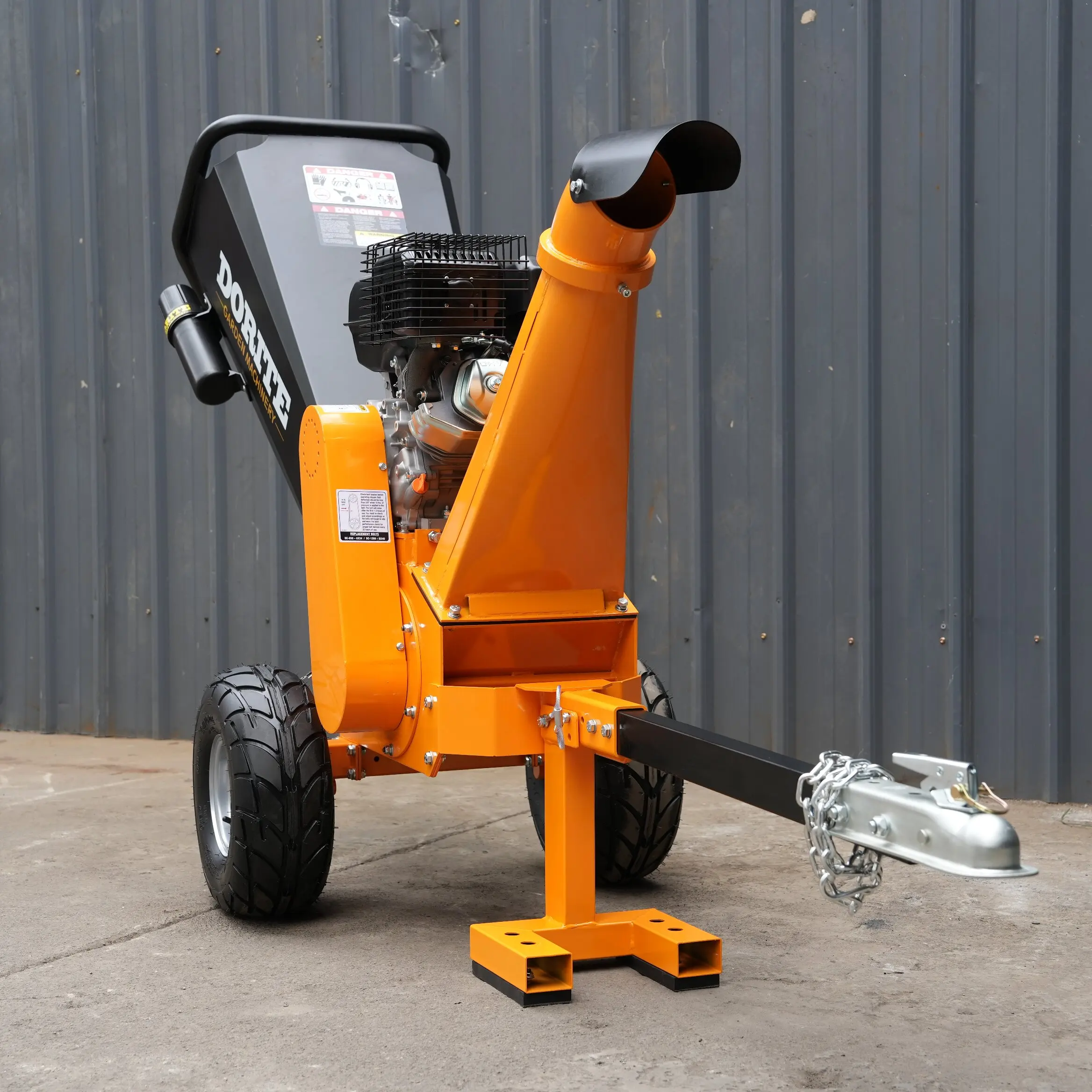 OEM 15HP Gasoline tree branch mulcher home use 420cc wood mulcher