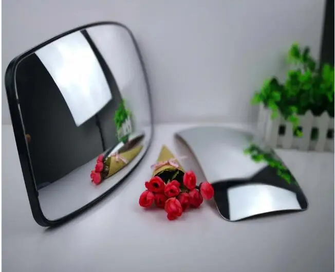 Car Auto Review Mirror 2mm Crates Simple Decorative Float Convex Concave Curved Bend Bending Bent Glass R1200 R800 305*407