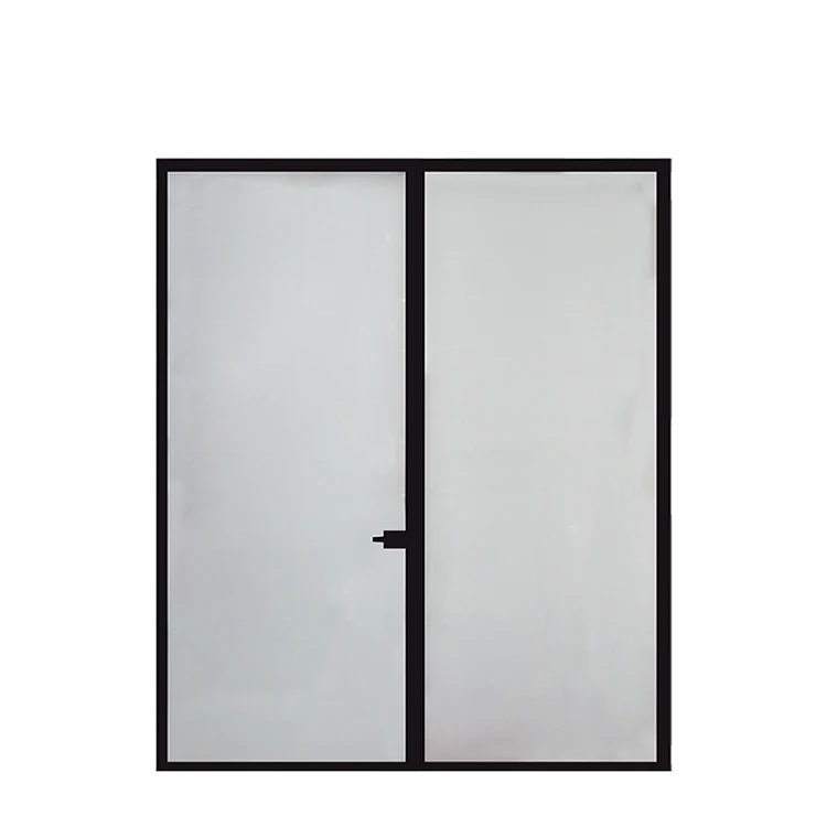 China Manufacturer  Aluminum Slim Sliding Doors Aluminum Door Standard White aluminum doors for home