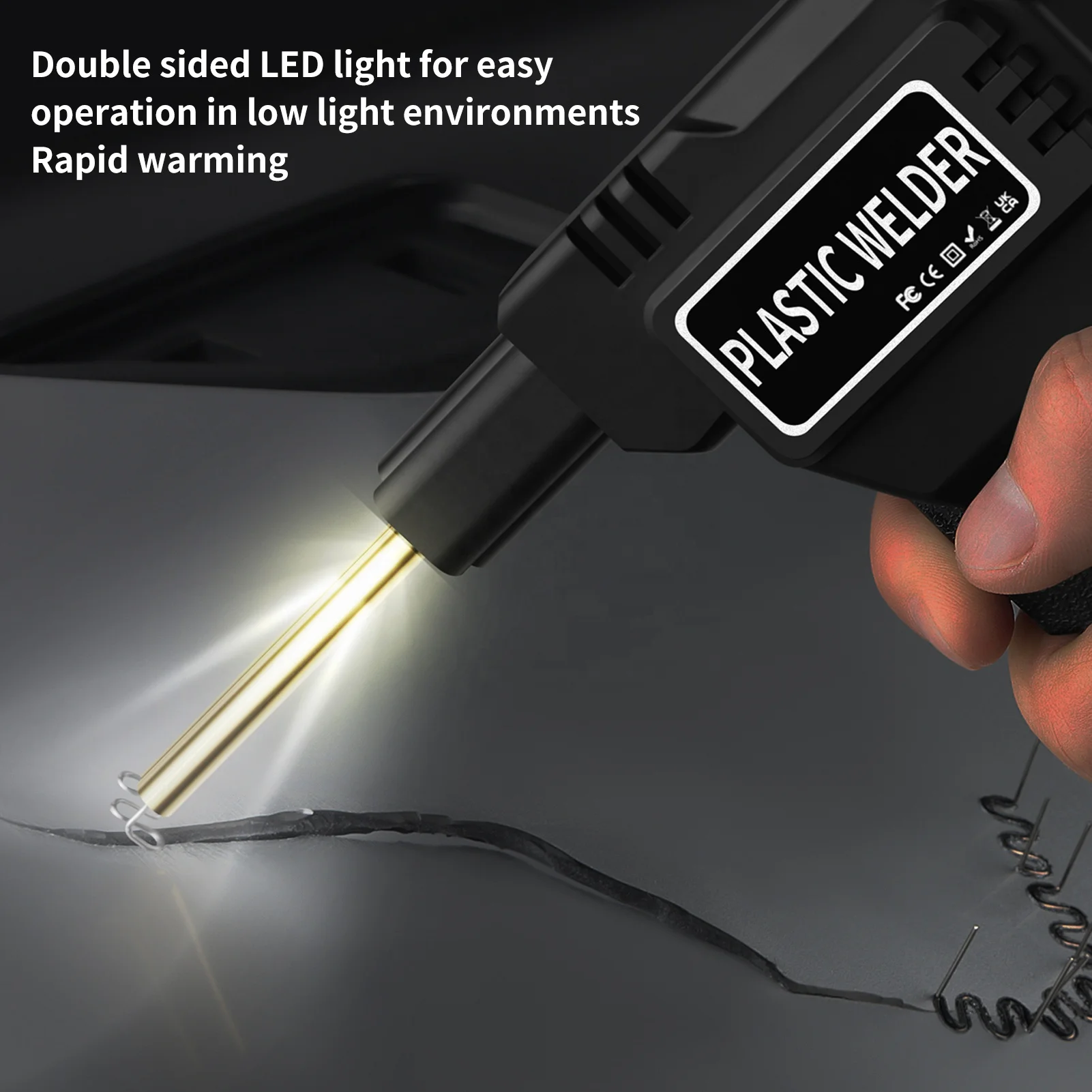 New 70W US plug Bumper repair plastic welding gun crack repair hot-melt welding stapler gun car front bumper tool welding