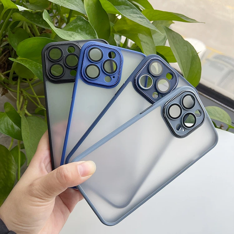 INS New Style Fashion Plating Frame Metal Keys With Lens Camera Glass Film Back Cover Phone Case For iPhone 13 12 11 Pro Max SE