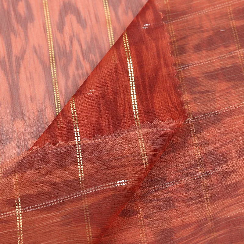 Strip Worsted Woven Dress Suit Fabric for Clothes High Quality Custom Textile Fabric